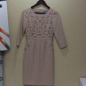Antonio Melani beige/nude dress